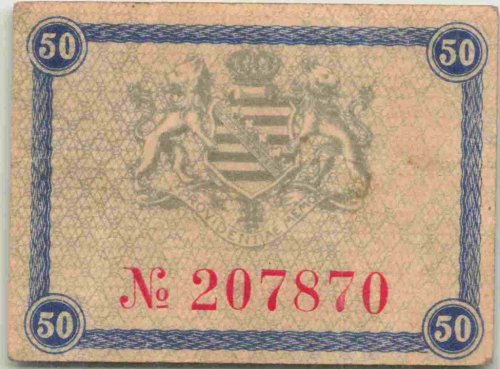 Zwickau Sachsen Notgeldschein 1919