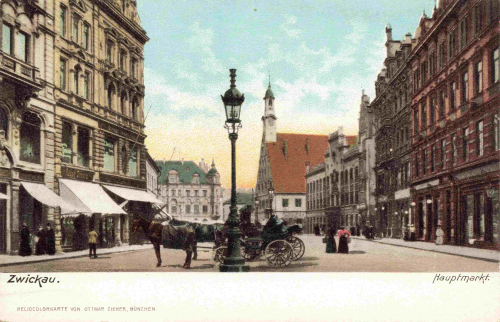 Zwickau Sachsen Hauptmarkt * um 1900