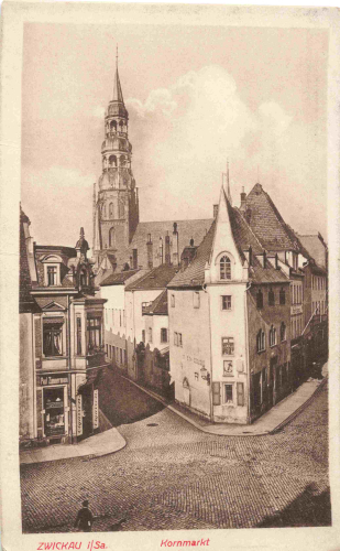 Zwickau Sachsen Kornmarkt * um 1920