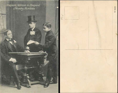 Akrobaten Shepard, Wilson u. Shepard Zirkus * ca.1910