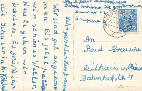 01471 Radeburg Sachsen o 1955