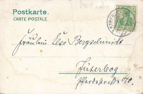 01619 Kreinitz Zeithain Materialwarenhandlung Litho o 1904