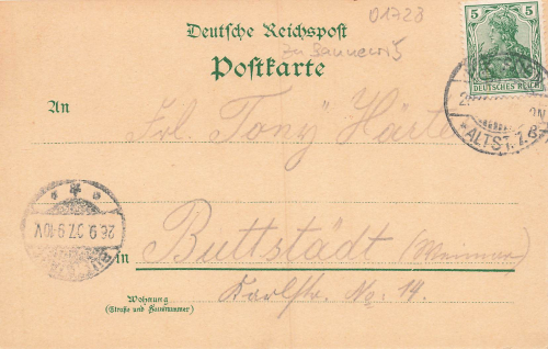 01728 Noethnitz Bannewitz Litho o 1907