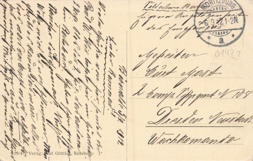 01471 Baerwalde Radeburg o 1912