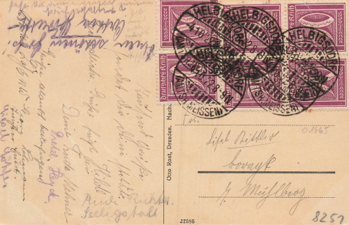 01665 Groitzsch Klipphausen Gasthof Arno Seifert o 1922