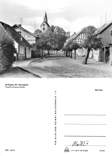 16827 Alt Ruppin Friedrich Engels Strasse *ca.1968
