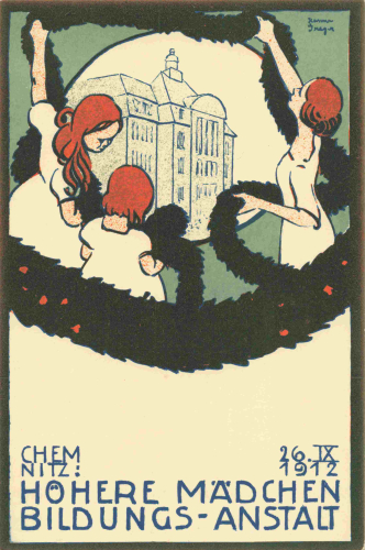 Schönau Chemnitz Sachsen Tropfsteingrotten-Saal „Flora“ im Wintergarten Litho o 1900