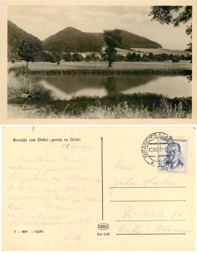Brandys nad Orlici o 13.7.1955