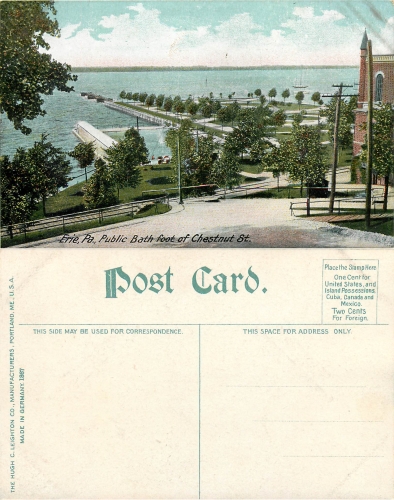 Pennsylvania Erie Chestnut Str. *ca.1910