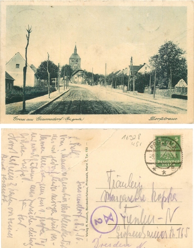 16928 Giesensdorf, Dorfstrasse, o 09.09.1926