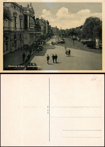 St. Pauli Hamburg Spielbudenplatz *ca.1940