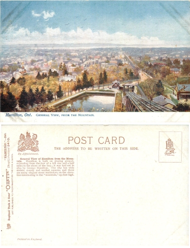 Hamilton Ont. Tucks oilette2410 *ca.1910