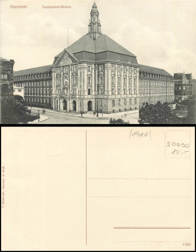 Hanover Palace of Justice * approx. 1910