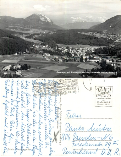 Hermagor Dobratsch Kaernten o ca.1960