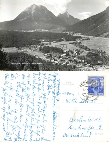Leutasch Weidach in Tirol o12.7.1960