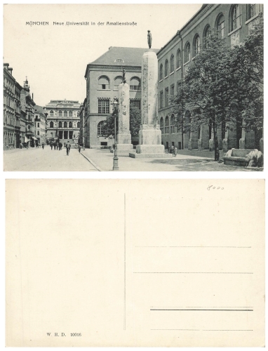 München Universität Amalienstrasse *ca. 1910