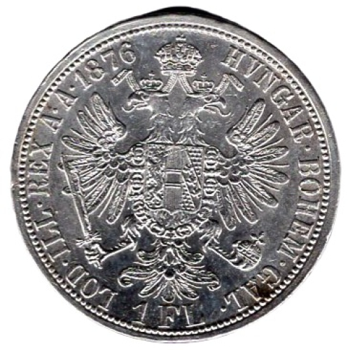 Österreich 1 Florin 1876 Franz Joseph I. 