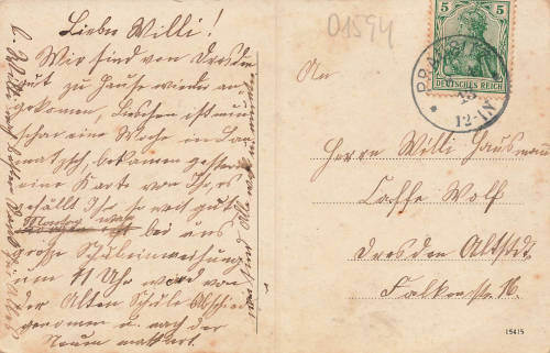 01594 Mehltheuer Hirschstein Schulhaus o 1913