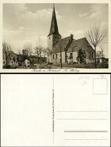 Rottstock Kirche Kreis Belzig *ca.1930