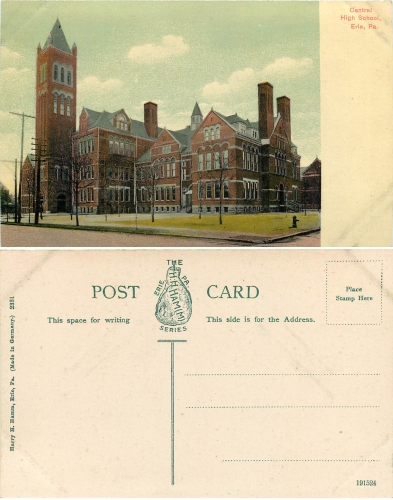 Erie Central Higt School *ca.1920
