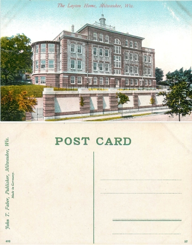 Wisconsin Milwaukee The Layton Home *ca.1910
