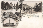 01558 Großenhain Gruss aus Litho * um 1895