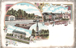 01561 Priestewitz Gruss aus ... Litho * um 1900