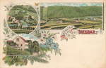 01612 Diesbar Litho Gasthof  *ca. 1900