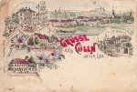 01662 Cölln Meissen sehr selten Vorläuferkarte Litho * um 1880