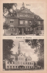 01705 Freital Burgk Rathaus und Schloss * um 1920