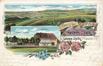 01737 Grossopitz Tharandt Gasthaus zum Heiteren Blick Litho o 1905