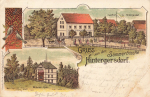 01737 Hintergersdorf Kurort Hartha Tharandt Gasthof Litho o 1900