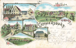 01768 Cunnersdorf Glashuette Sachsen Litho o um 1900
