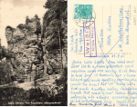 01796 Weissig Kreis Pirna Sächs. Schweiz Posthilfsstellenstempel o 2.8.1960