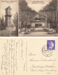 01816 Bad Berggiesshuebel Restaurant Panoramahoehe Bismarckturm o 9.11.1942