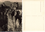 01847 Basteibrücke Elbsandsteingebirge *1972 Hanich1233