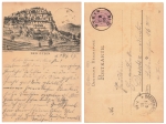 02797 Oybin private postal stationery predecessor card o September 19, 1887 PP6 F108