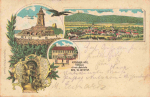 06536 Rossla Kyffhäuser Hotel Litho o 1903