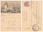06628 Rudelsburg private postal stationery forerunner card o Bad Kösen 3.5.1889