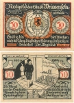 06667 Weissenfels emergency money 50 Pfg shoes 1921