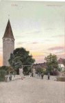 06780 Zörbig Anhalt Schloss mit Brücke * um 1910