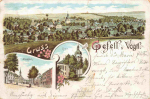 07926 Gefell Vogtland Litho o 1901