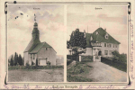07939 Bernsgrün Kirche Schule o 1916