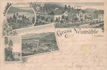 07973 Neumühle Elster Gruss aus Litho o 1896