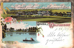 07980 Wolfersdorf Berga Gruss auss... Litho 1911