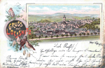08294 Lössnitz Erzgebirge Gruss aus... Litho o 1900