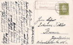 08393 Pfaffroda country postmark o 3.8.1932 on artist card