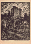 08538 Burgstein, Vogtland – Artist-signed postcard by A. Herold, c. 1930