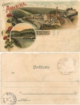 09322 Amerika bei Penig Litho o ca. 1900