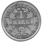 1 Mark 1875 A Imperial Silver Coin